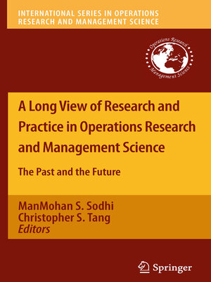 cover image of A Long View of Research and Practice in Operations Research and Management Science